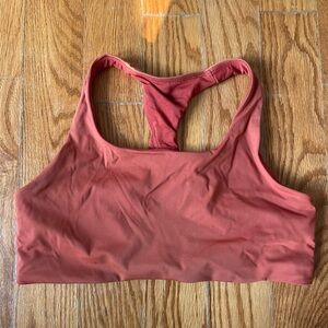 Lululemon Brown Sports Bra with Racerback Design